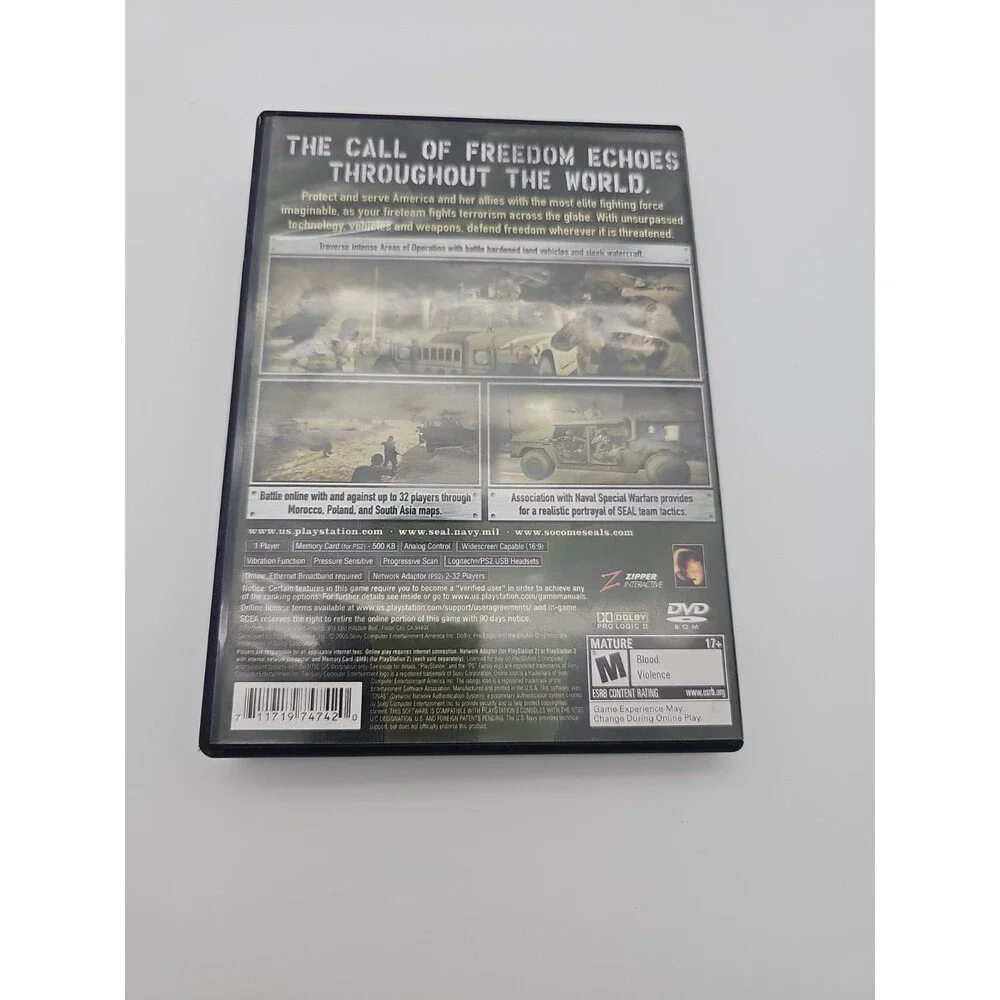 SOCOM 3: U.S. Navy SEALs (Sony PlayStation 2, PS2 2005) Cib